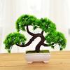 Nova Árvore Artificial de Plástico Pinheiro de Saudação Flor Bonsai Plantas Artificiais Mobiliário de Jardim Decoração