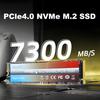PCIe 4.0 M.2 NVMe SSD Snelheid Tot 7300MB/s Lezen 6800MB/s Schrijven 64/128/256GB Interne Solid State Drive voor PC Laptop Desktop Computer
