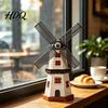 Retro European Windmill Dutch Ornaments Mini Vintage Holland Statue Resin Artwork