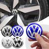 4pcs 56mm Car Wheel Centre Cap Decal Hub Sticker For Volkswagen VW Polo Passat GTI Bora Rline Golf R Line Auto Decal Accessories CWS1
