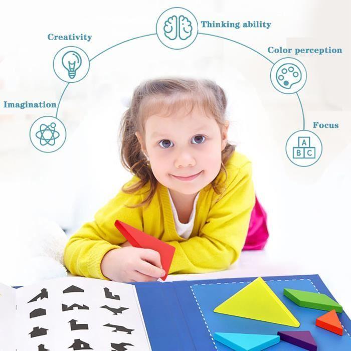 Children - YIM91109001 - Magnetic Wooden Travel Puzzle - Cartoons and Comics - Blue - 96 Pieces - 3 Years