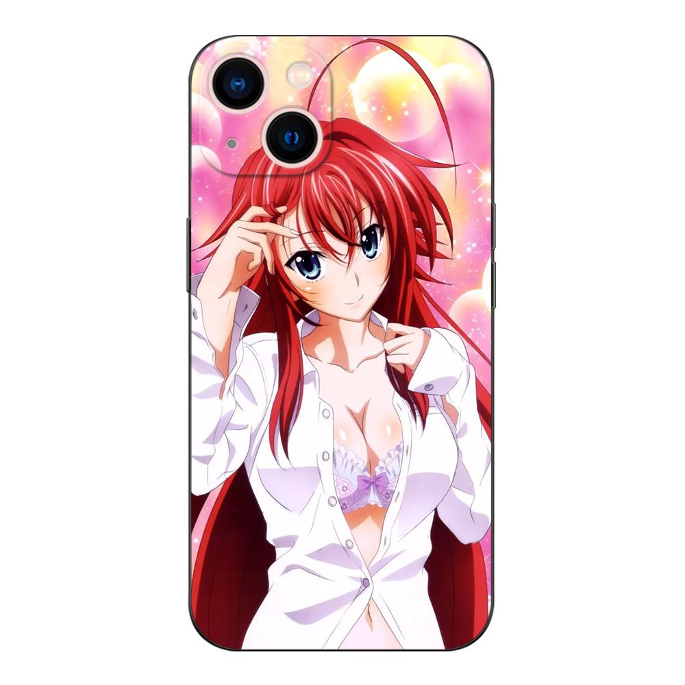 Schwarze TPU-Hülle für Huawei P30 Lite P30 Pro P40 LITE EP Smart 2020 Cover Spduak High School Rias Gremory