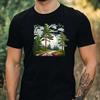 T-Shirt Herren Wald Motiv Baumwolle Größe XS bis 5XL