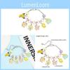 Pikachu Cartoon Jewelry Zinc Alloy Diy Bead Bracelet For Gift Giving