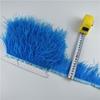 Feather1meters Real Ostrich Feather Trim Fringe White Ostrich Feathers for Clothes Ribbon Trims Feather Skirt Plumas Plume Decoration