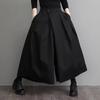 Módní Hakama Kalhoty Dámské Unisex Streetwear Široké Samurai Kalhoty Tmavé Estetické Kalhoty Sukně