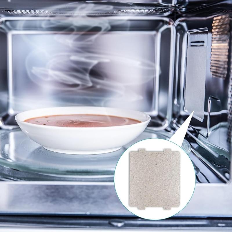 Pack of 6 Universal Microwave Mica Sheets High Temperature Resistant Insulation Panels Suitable for Safe Cooking Use