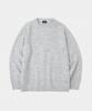 LETTERCOMO Daily Wool Round Knit Light Grey