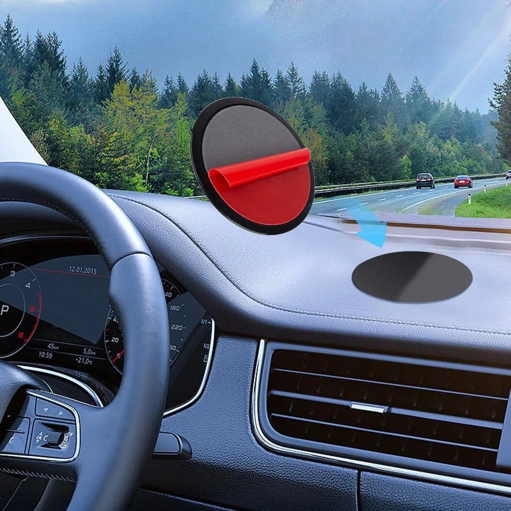 2PCS Disc Pad Base Mobile Phone Sticker Suction Cup Adhesive Adhesive Sticker GPS Holder Car Use