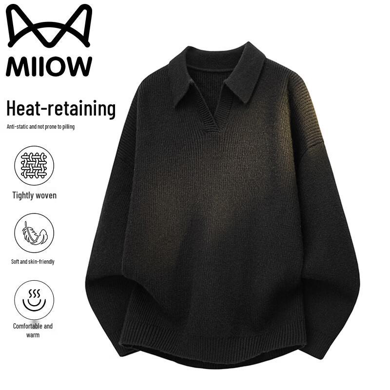 Maoren Men's Autumn/Winter V-Neck Pullover Knit Sweater