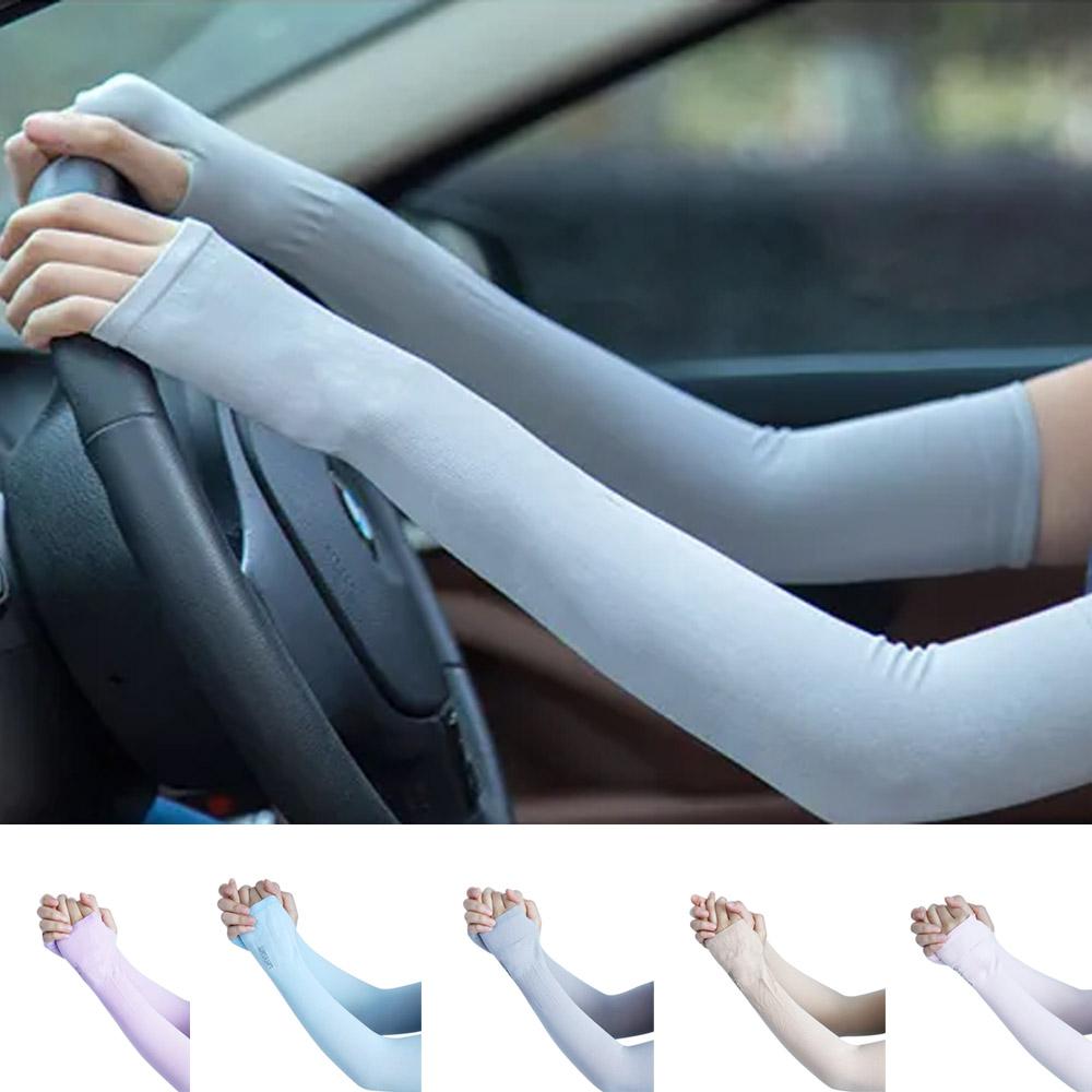 Women Sunscreen Sleeves Sun Protection Gloves Half Finger Sleeves Sun UV Protection Hand Cover