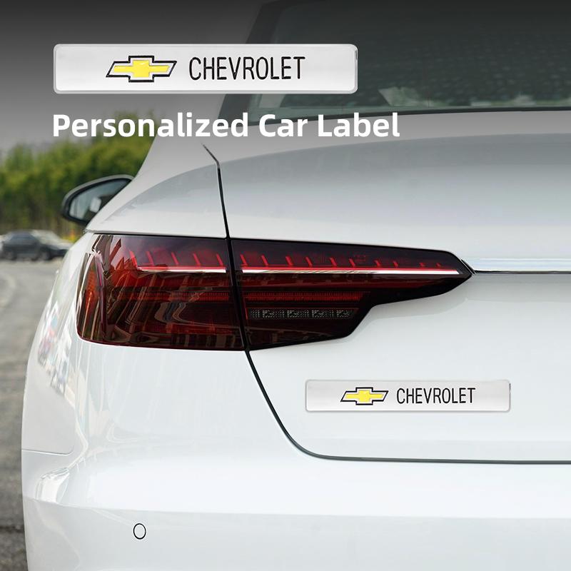 Metalowe Logo 3D Naklejki Dekoracyjne Akcesoria do Stylizacji Samochodów Dla Chevrolet Spark Captiva Cruze Malibu Equinox Trax Camaro Blazer