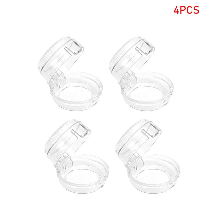 2/4Pcs Stove Knob Protector Transparent Stove Knob Covers Heat Resistant Baby Proof Oven Lock Universal Gas Stove Safety Guard