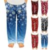 Children's Soft Comfortable Pyjama Bottoms Casual Christmas Print Home Pants