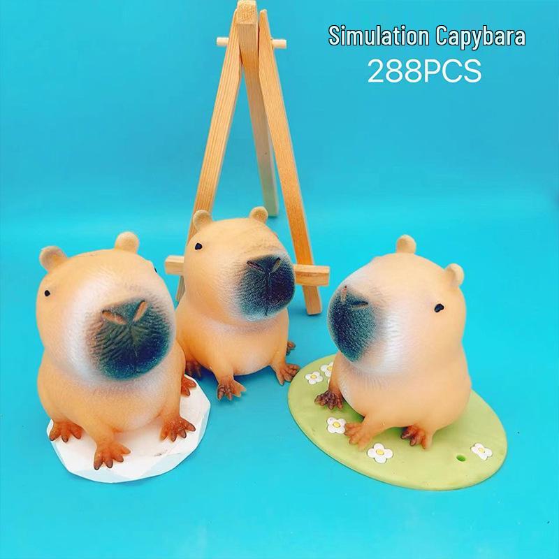 Creative Capybara Squeeze Toy - Capybara-kun Multifunctional Quick Rebound Animal Stress Relief.