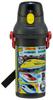 Skater Bouteille pour enfants à boire directement, lavable au lave-vaisselle, fabriquée en Plarail, plastique, 480 ml, ouverture/fermeture par simple pression, sûre, Japon, 26, pour garçons, PSB5SAN-A
