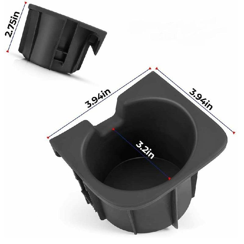 2pcs 66991-04012 66992-04012 Car Center Console Water Cup Holder Beverage Bottle Holder Coin Tray For Toyota Tacoma 2005-2017