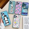 Cute Cartoon Penguin For Huawei Nova Y90 Y60 Y61 Y70 Y72 Y73 Y91 3i 7i 8i 11i 12i 9 10 SE P20 P30 P40 Lite Case
