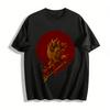 Vintage Mechanical Bird With Arrow Print Trendy Casual Tee Pure Cotton T-shirt