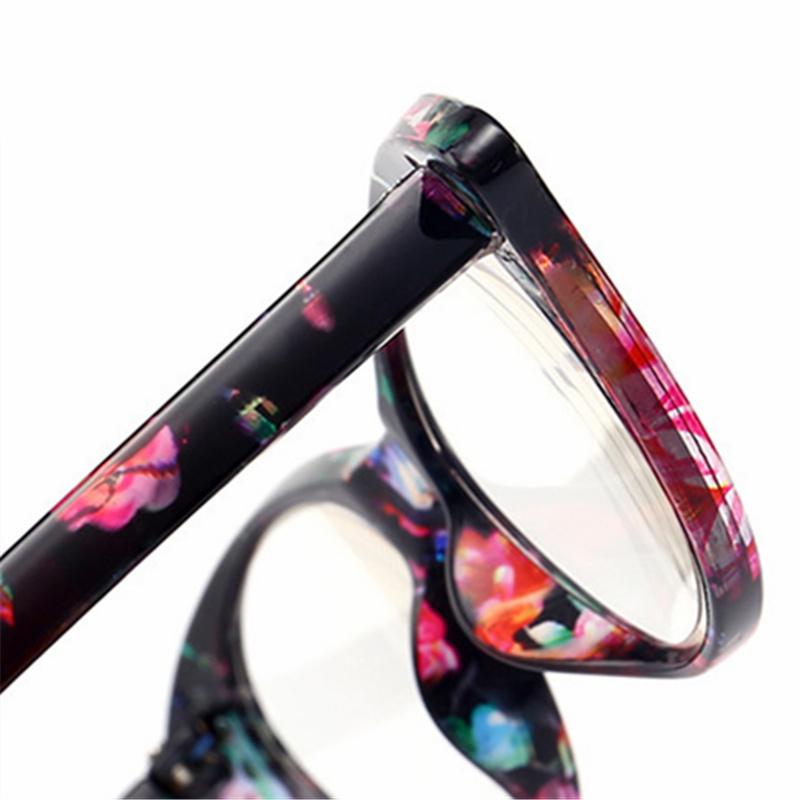 Charm Eyeglasses Full Frame Parents Seniors Reading Glasses Degree Women Fashion Cat Eye Retro +1.0 +2.0+3.0 +4.0