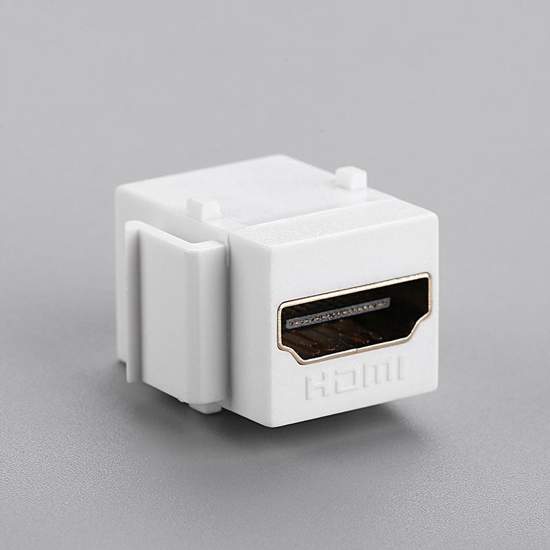 Keystone Buchse HDMI HD Modul Einsatz Kupplung 180° HDMI Buchse zu Buchse Anschluss