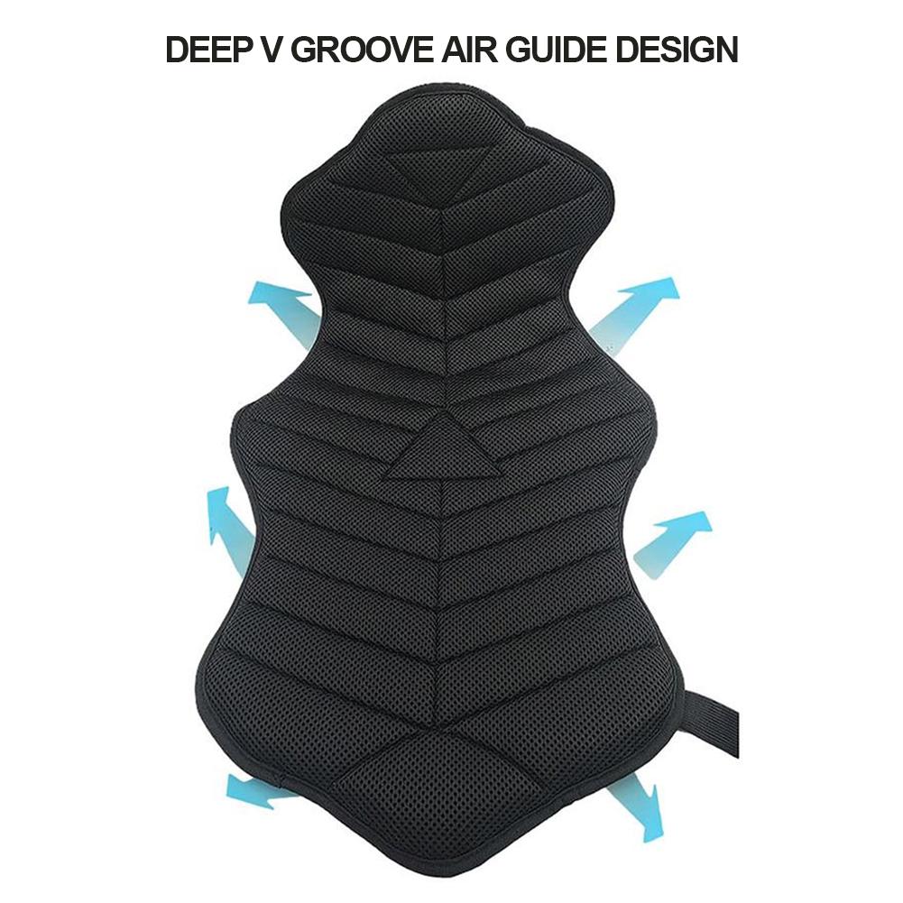 Motorcycle Seat Cushion Sunscreen Motorcycle Air Seat Pad Waterproof Breathable Double Seat Cushion For Riding