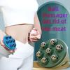 Sju Hela Kroppen Massager Rulle Massage Gnider Buk Mage Rullande Boll Manuell Rensa Meridianer Bantning Benmassager