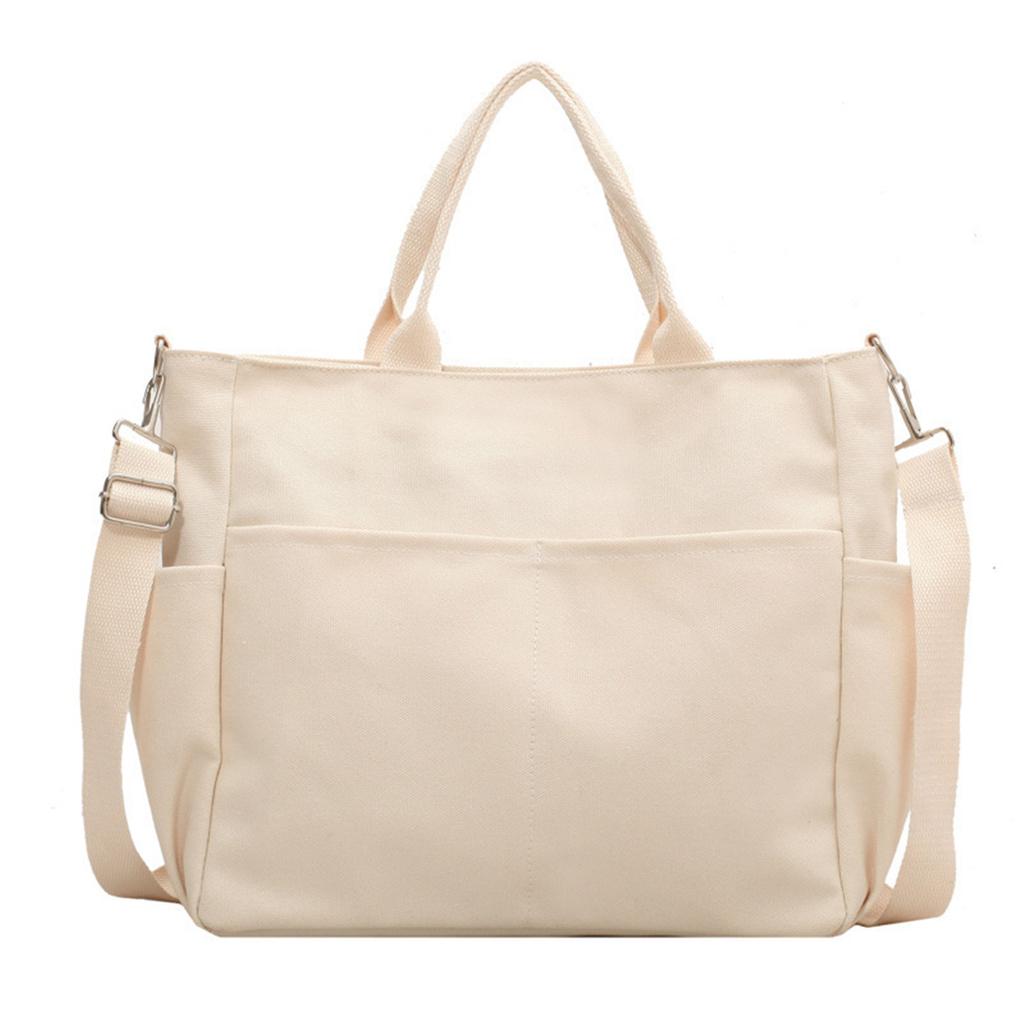 Commuter Bag Canvas Tote Bag Shoulder Bag For Work Unisex Casual
