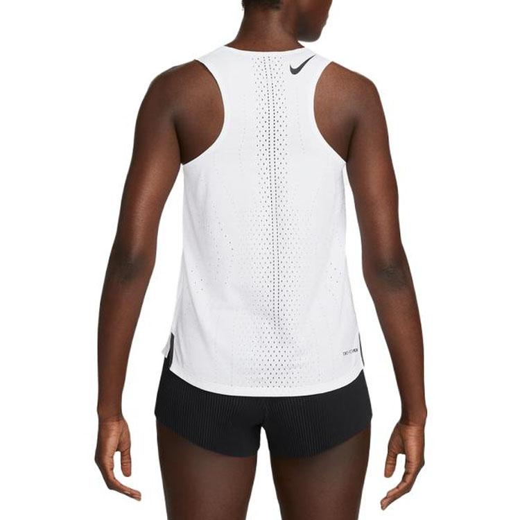 Nike Logo Print Quick-Dry Tank Top Women tops White DM7552-100
