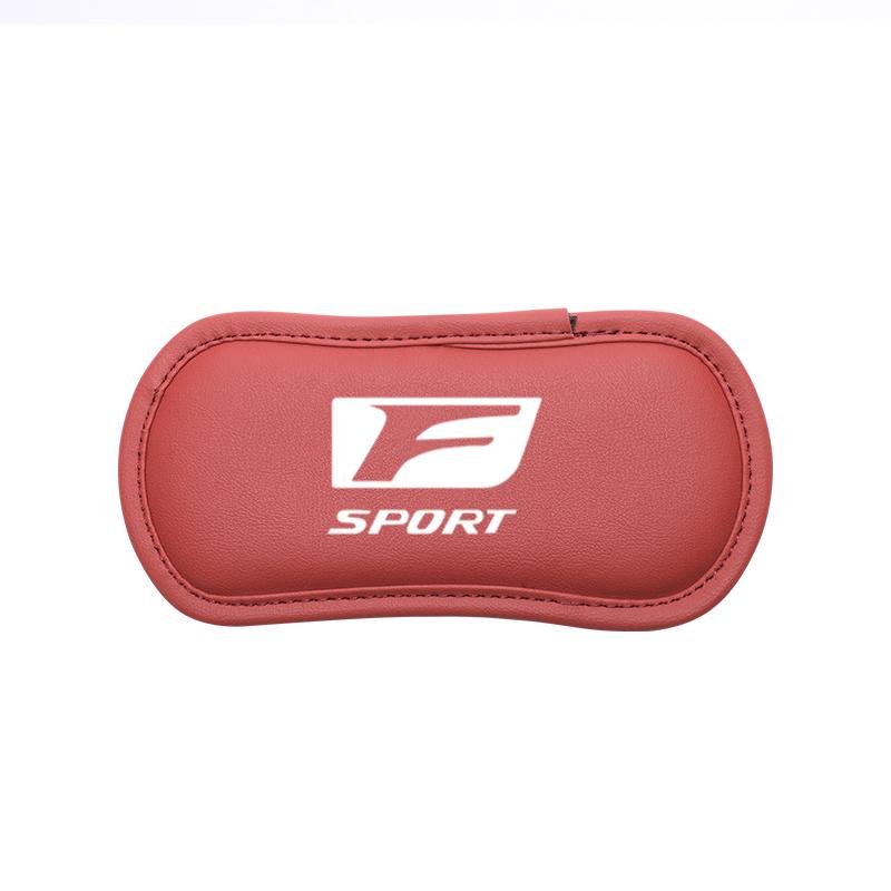 QJV1 Leather Car Pillow Car Knee Pad Elastic Memory Foam Leg Pad For Lexus F SPORT ES RX NX LS UX LM LX GX LC RZ IS CT GS RC HS SC TX