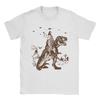 Jesus Riding A Dinosaur 100 Cotton T Shirt For Unisexs Summer  Vintage TShirts Crewneck Novelty Tees Oversized Hot Sale Tops