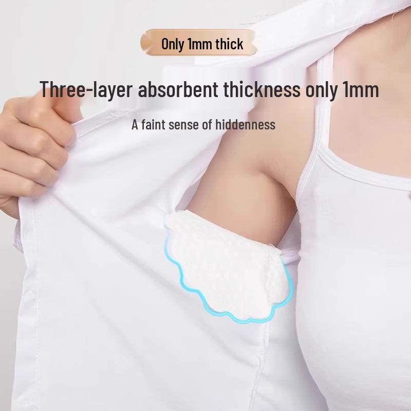 Invisible Antiperspirant Underarm Pads for Women - Sweat-Absorbing and Sweat-Proof