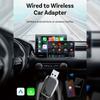 AI Mini Box 2-in-1 Wireless CarPlay & Android Auto Adapter, Plug & Play, Auto Connection, Compatible with Most Car Radios