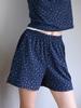 Bibihom (W) Light In Paris Modal Floral Shorts Navy