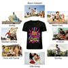 Horror Monster Burger Graphic Tee Edgy Streetwear Dark Fashion Top Pure Cotton T-shirt