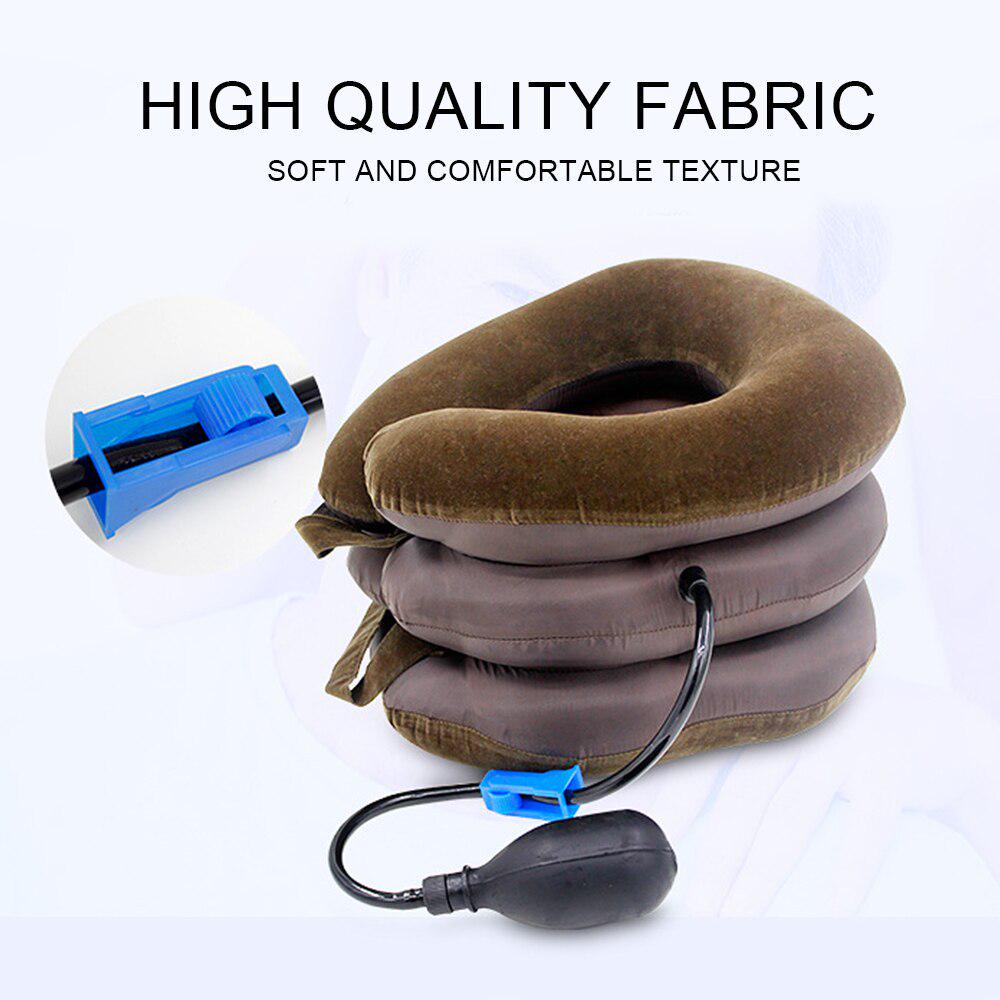 Relief Pain Chiropractic Neck Collar Stretcher Cervical Traction Inflatable Chiropractic Massage