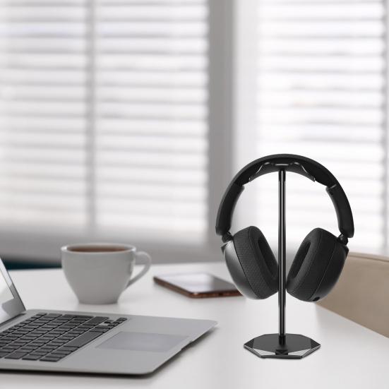 Gaming Headset Stand Rack Desktop Organizer with Anti-slip Base Arched Design High