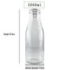 ZISIZ Glass Buckle Seal Storage Jar