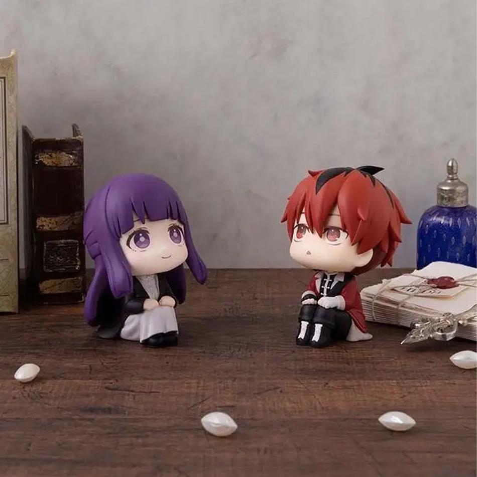 10CM 8Pcs/1Set Sousou No Frieren Figure Frieren Model Toy Stark Aciton Figure Fern Himmel Set Doll PVC Desktop Ornaments