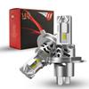 JICPLLX H4 LED Fahrzeuginspektion OEM Halogen Super Einfach CSP Wärme Drehend Kühlend Lange Sofortige Scheinwerfer, Konform, Hi/Lo Umschaltung, 40.000LM,