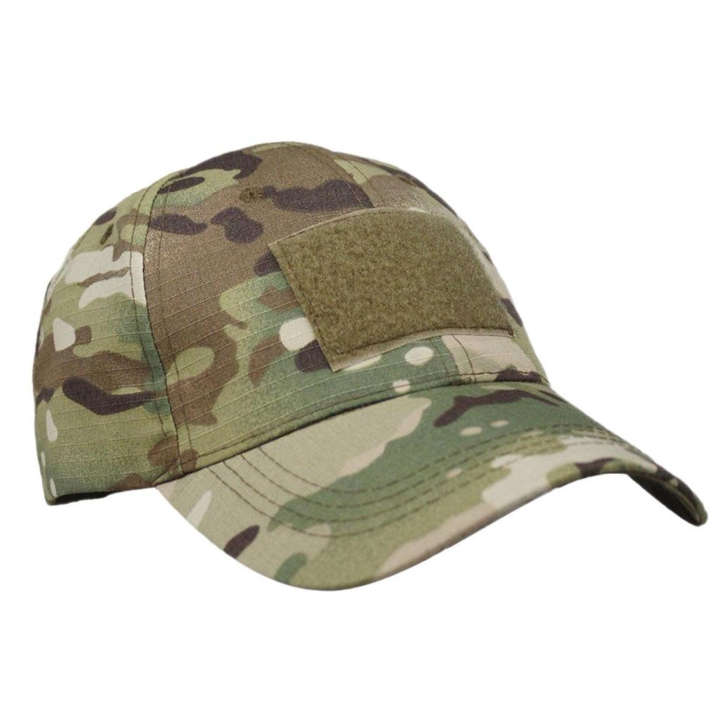 Boné Tático de Camuflagem com Bico de Pato e Proteção Solar para Uso ao Ar Livre e Esportes