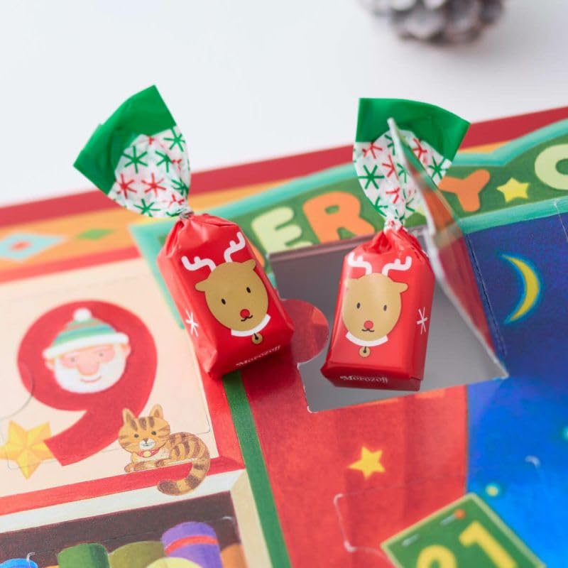 Morozoff Holiday Sweet Advent Calendar, 2025 Edition, Christmas Chocolate, Christmas Package, Xmas Sweets, Gift, 1 Box