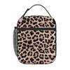 Gepard Leopard Brottasche Wiederverwendbar Tragbar Kühlbeutel Thermische Brotdose OxBento Tragetasche für Arbeit Reisen Picknick