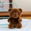 Portachiavi Peluche Orsetto Realistico Giocattolo Peluche Orso Cotone PP Accessori per Telefono