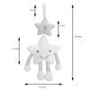 Baby Infant Rattles Plush Pentagr Stroller Hanging Bell Play Toys Doll Soft Bed
