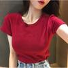 Sommerkleidung Koreanisches neues kurzärmeliges T-Shirt für Frauen Schlanke und schlanke Studentenkleidung für Frauen