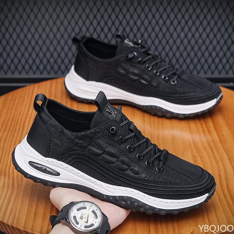 Summer New Men's Shoes Breathable Ice Silk Cloth Shoes Trendy Light Hiking Male Shoes Casual Comfortable Sneakers Zapatos Homme