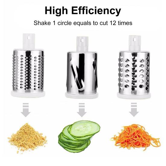 Rotary Cheese Grater Cutter Slicer Toner Strip Hand Crank Vegetable Chopper Cheese