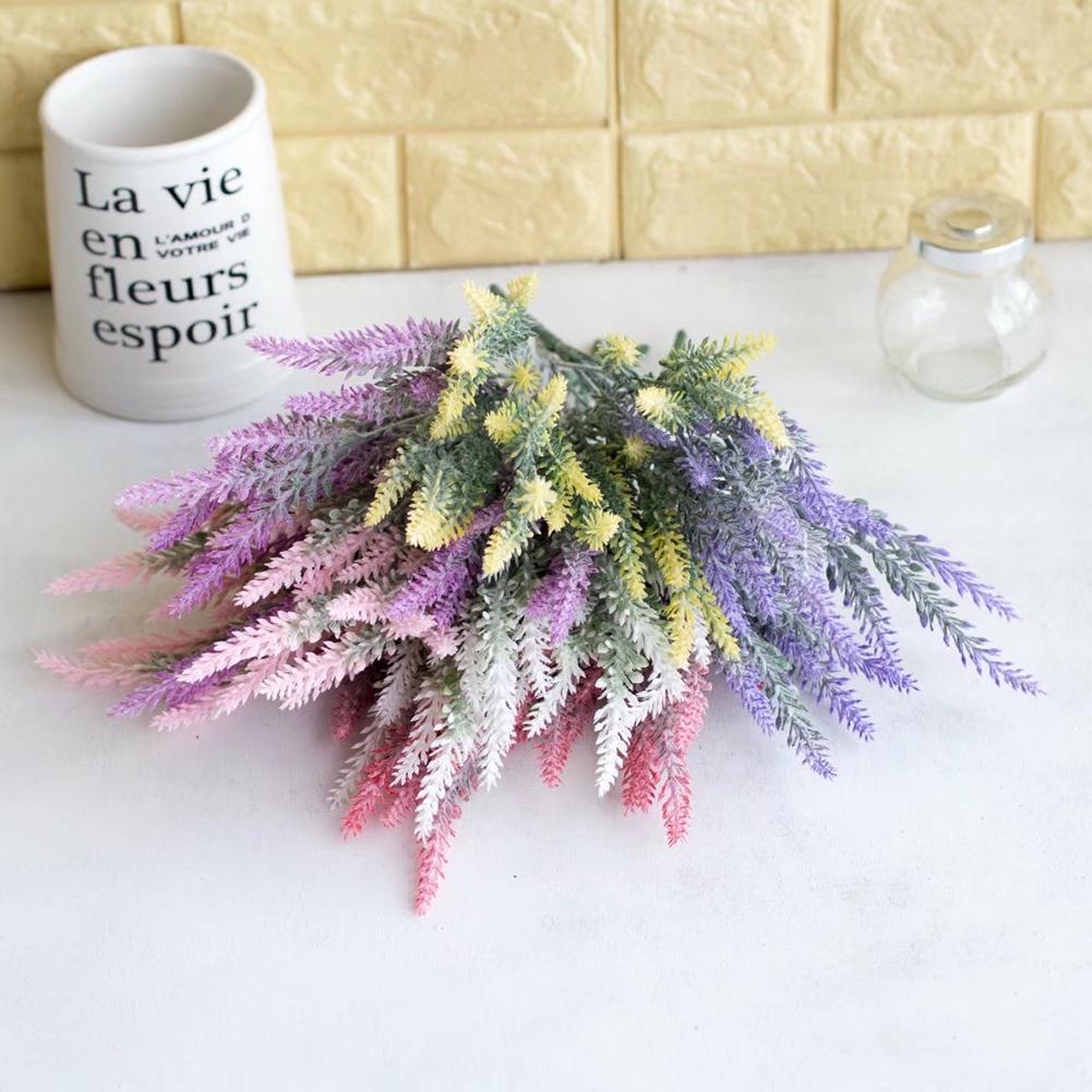 1Pc Artificial Fake Lavender Flower Plants Wedding Party Home Office Decoration ARI