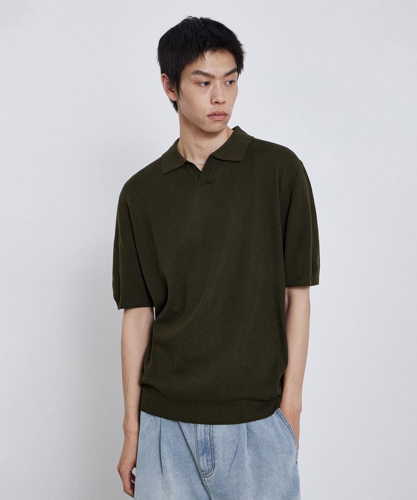 KIIMUIR (Collar Or Round) Linen-Like Half Knit 2 Types (Type B)